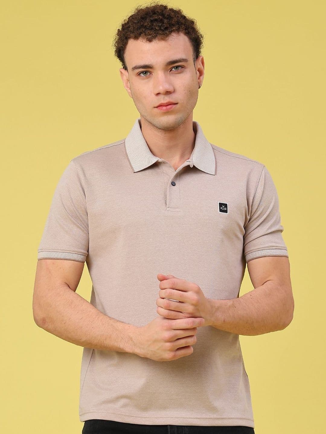 V-Mart Men Polo Collar T-shirt - view 1
