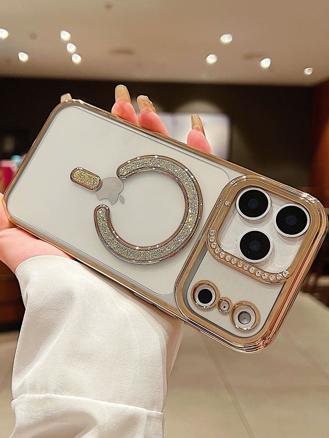 Luxury Kase Solid Printed iPhone 17 Pro Max Back Case Mobile Accessories - view 1