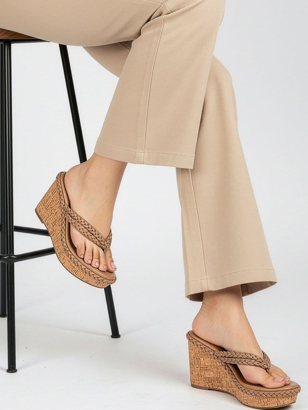 Lavie Textured Wedge Sandals - view 1