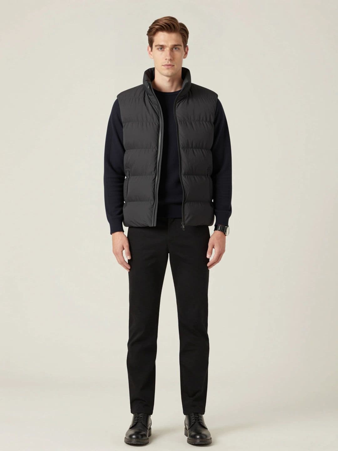 ANDREW HILL Mock Collar Puffer Jacket - view 1