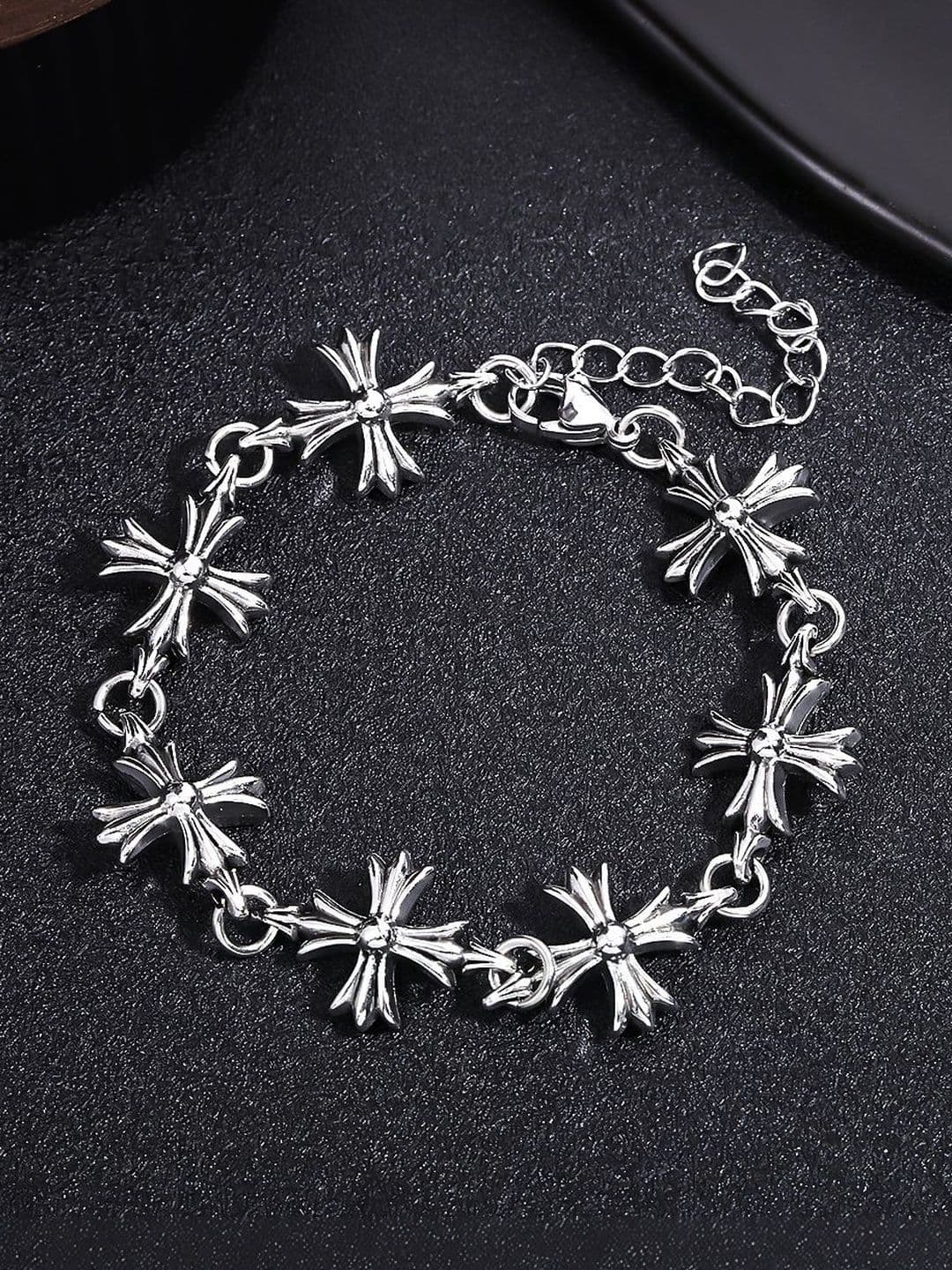 StyleCast x Revolte Men Silver-Plated Link Bracelet - view 1