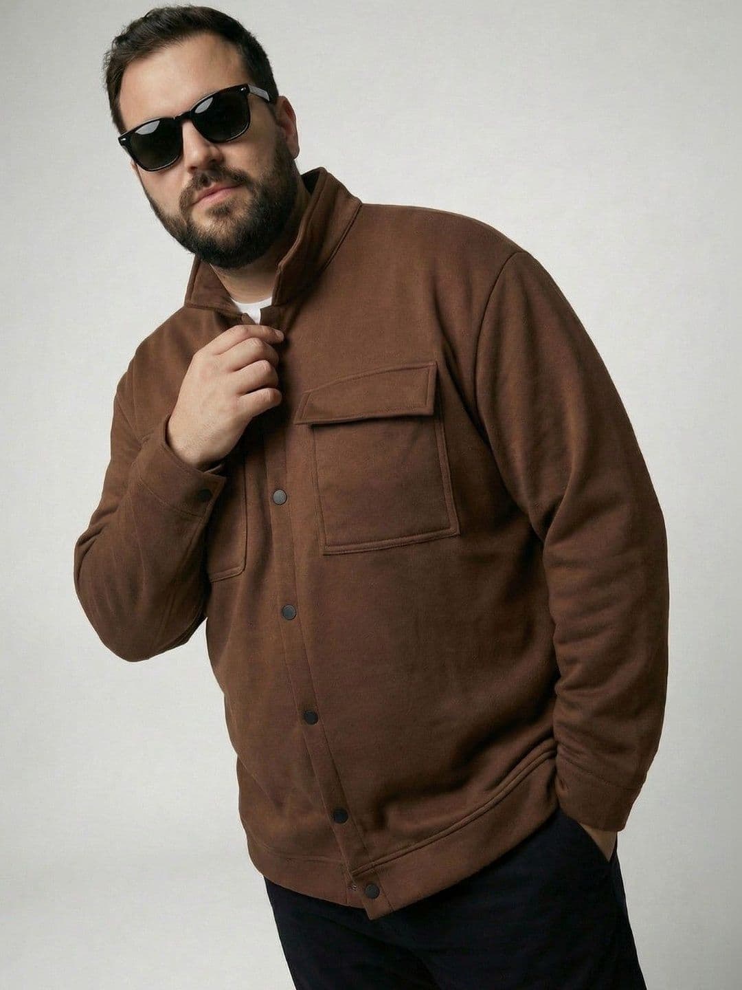 UNSTD Men Fleece Lightweight Tailored Jacket - view 1
