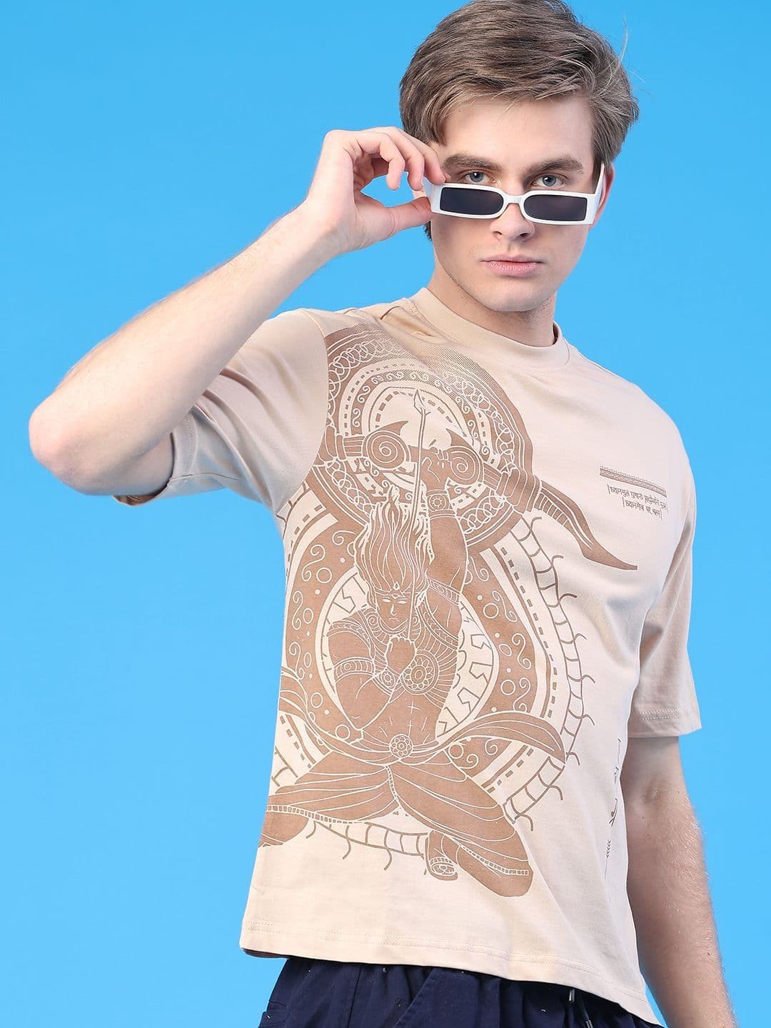 V-Mart Men Printed T-shirt - view 1