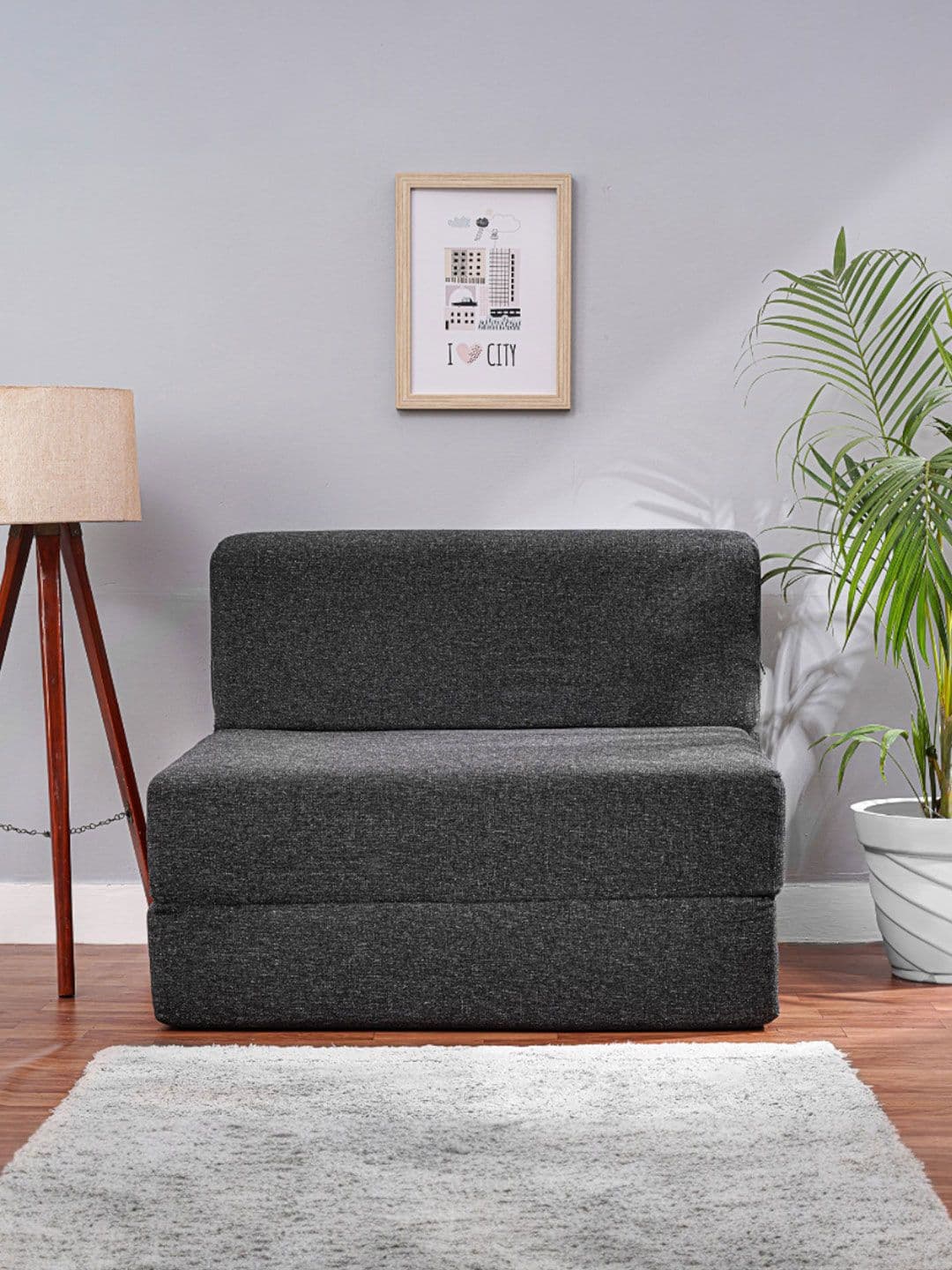 Solis Primus Comfort for all Solis Primus Comfort One seater for all Grey Sofa Convertible Bed - view 1