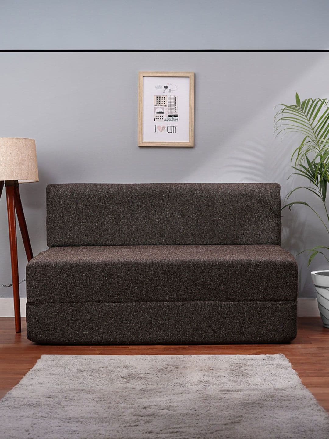 Solis Primus Comfort for all Solis Primus Comfortable Two Seater Coffee Brown 2 Seater Cushion Inflatable Sofa-Bed - view 1
