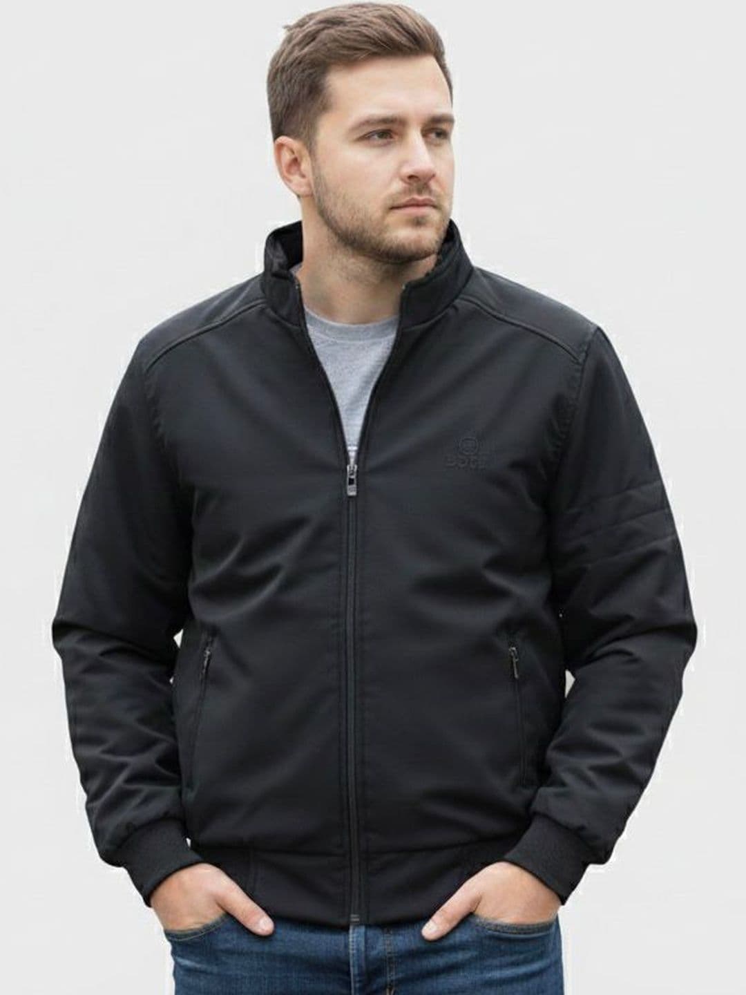 Pankhu Men Insulator Sporty Jacket with Embroidered - view 1