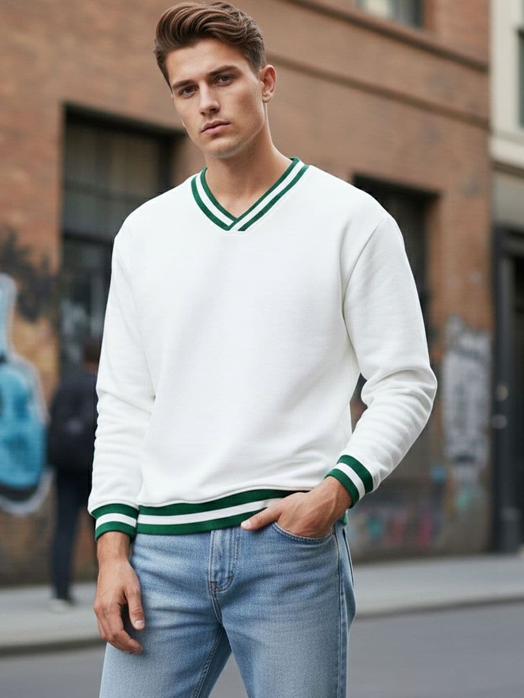 SZN Men V-Neck T-shirt - view 1