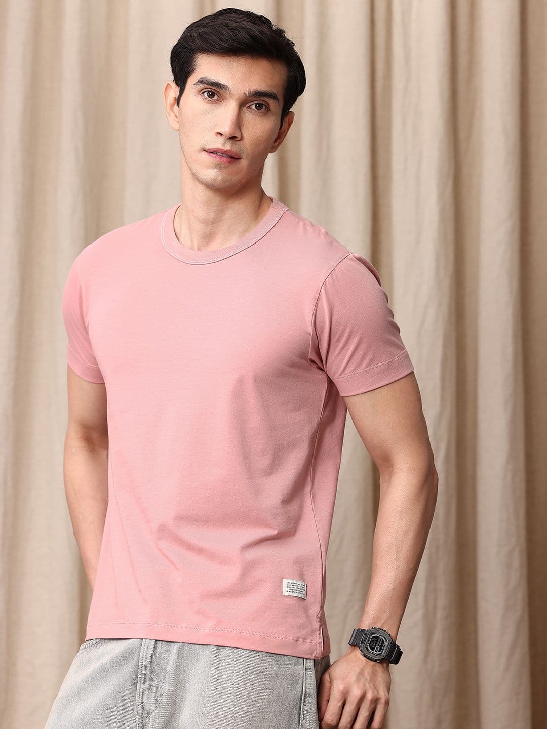 Mr Bowerbird Tailored Fit Round Neck T-shirt - view 1