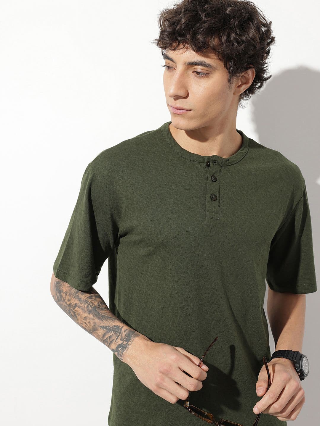 The Roadster Life Co. Round Neck Knitted T-shirt - view 1