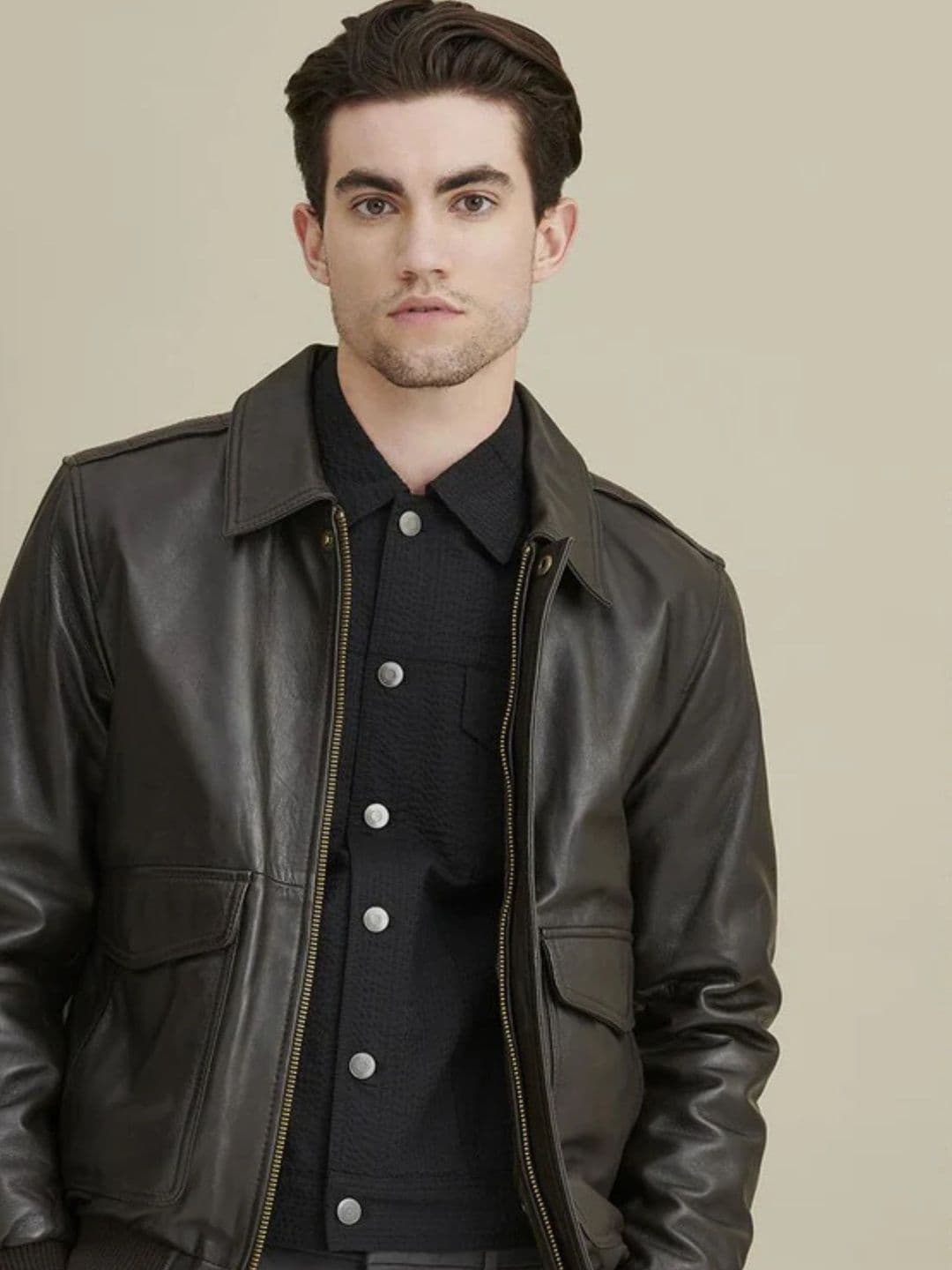 Charmshilp Men Leather Jacket - view 1