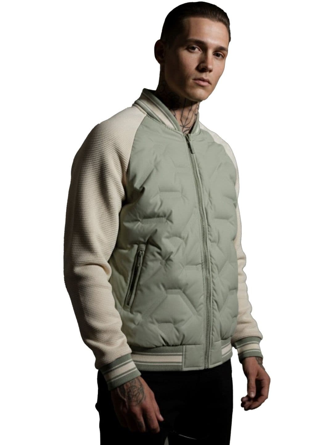 playR Men Colourblocked Lightweight Outdoor Bomber Jacket - view 1
