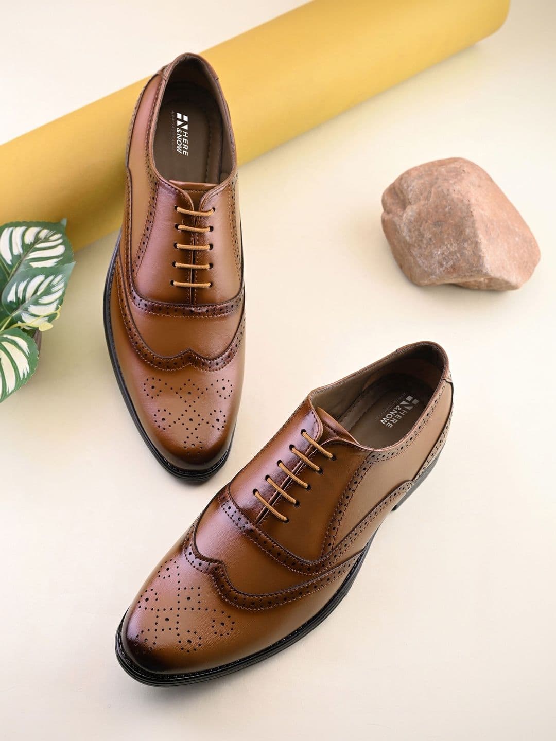 HERE&NOW Men Lace-Ups Formal Brogues - view 1