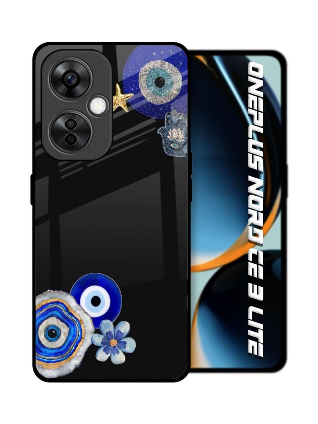 QRIOH Abstract Printed OnePlus Nord CE 3 Lite 5G Back Case Mobile Accessories - view 1