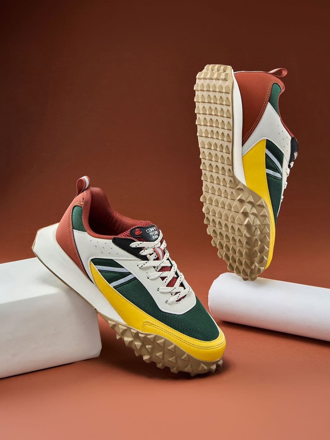 Duke Men Colourblocked Sneakers - view 1
