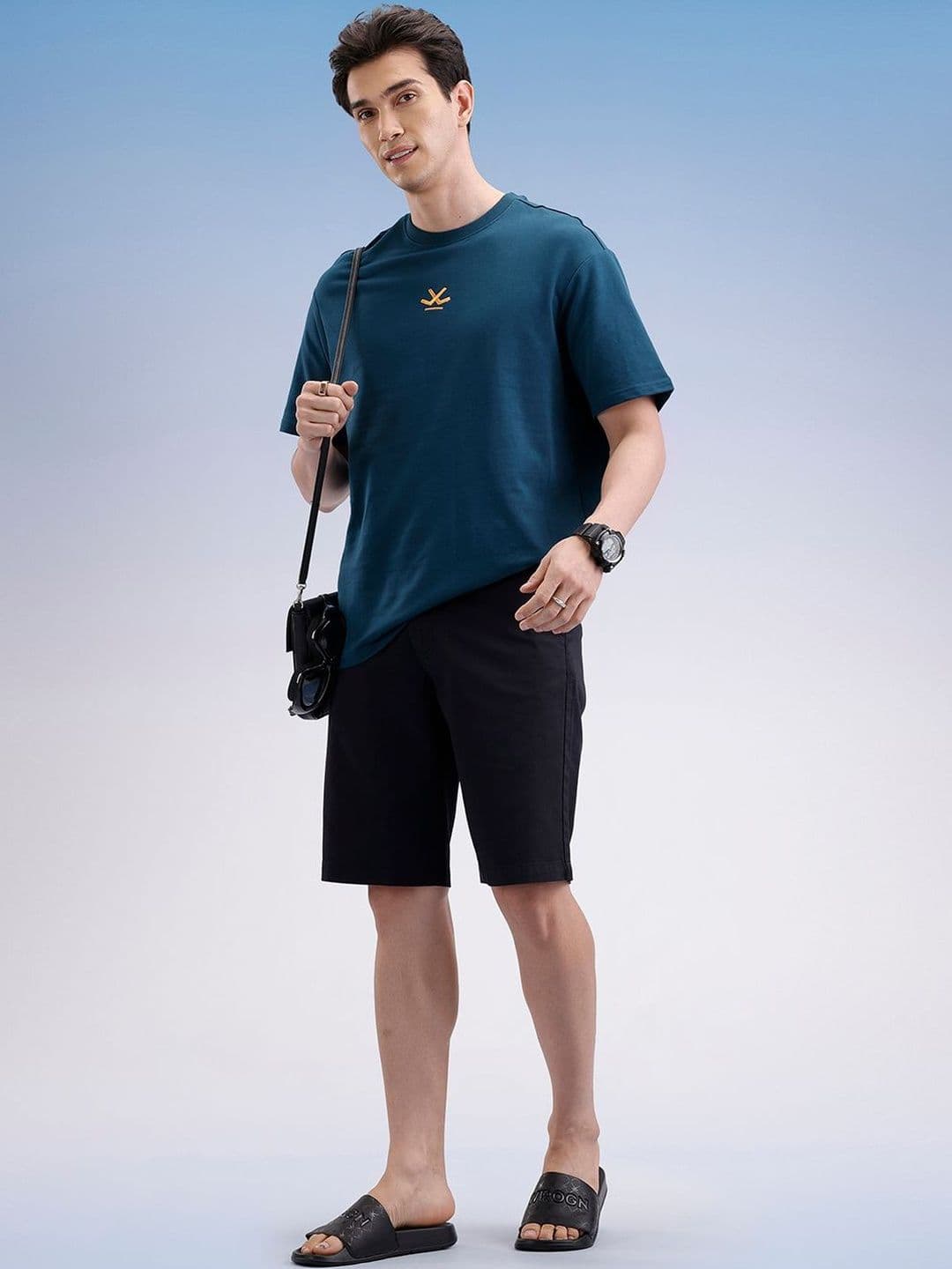 WROGN Men Printed Tropical Pockets T-shirt - view 1