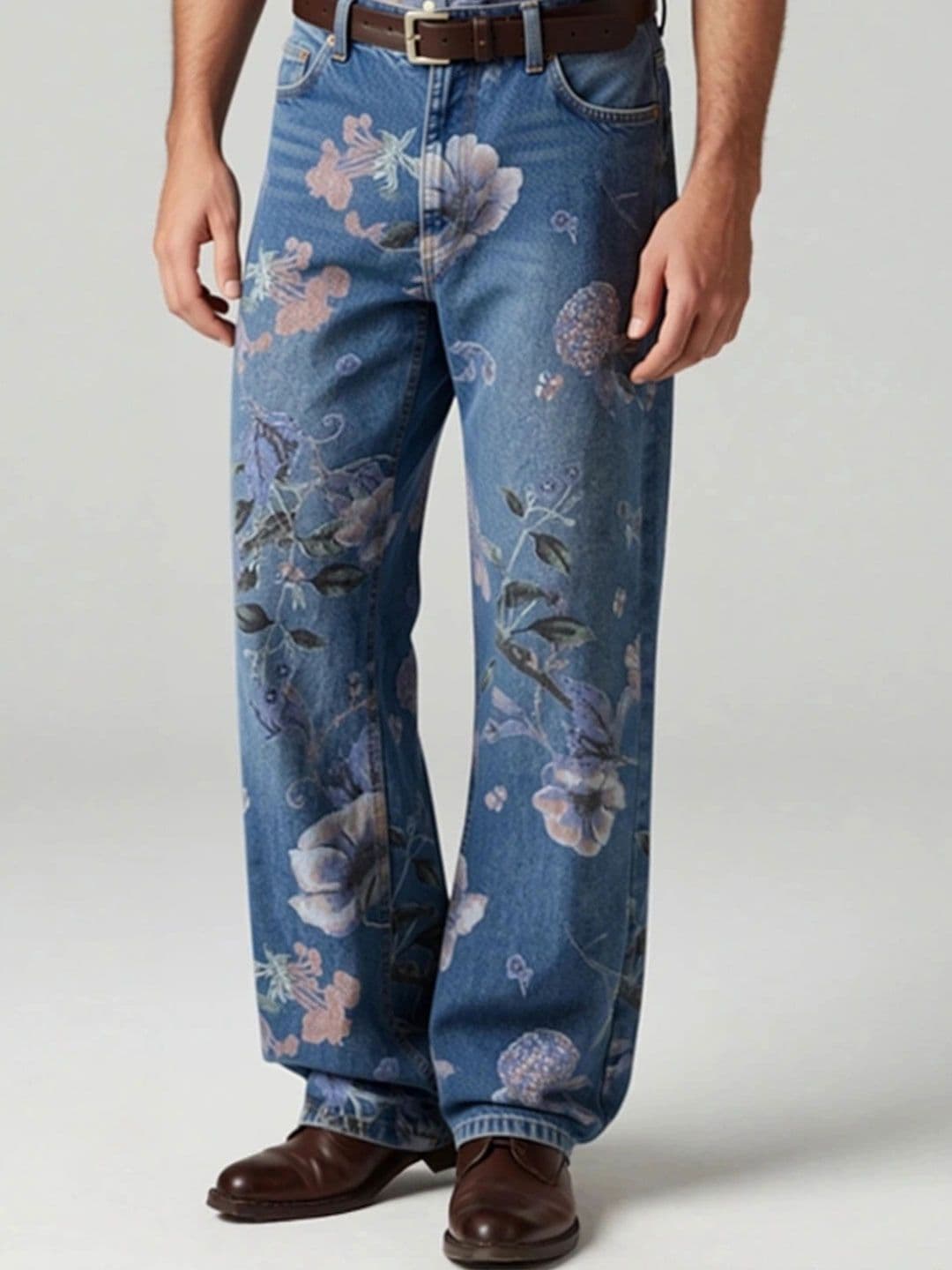 ANDREW HILL Men Mid-Rise Light Fade Stretchable Jeans - view 1