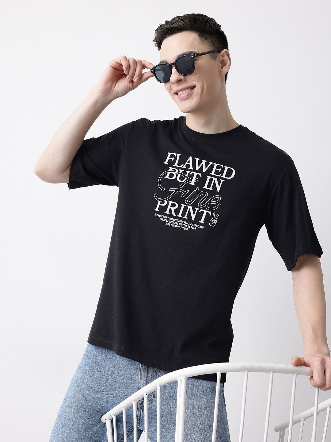 Mast & Harbour Typography Printed Flash Dry Tech T-shirt - view 1