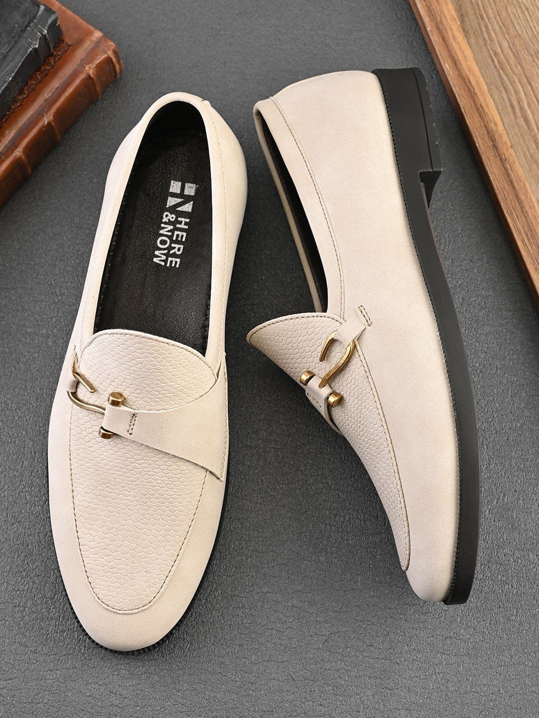 HERE&NOW Men Formal Loafers Shoes - view 1