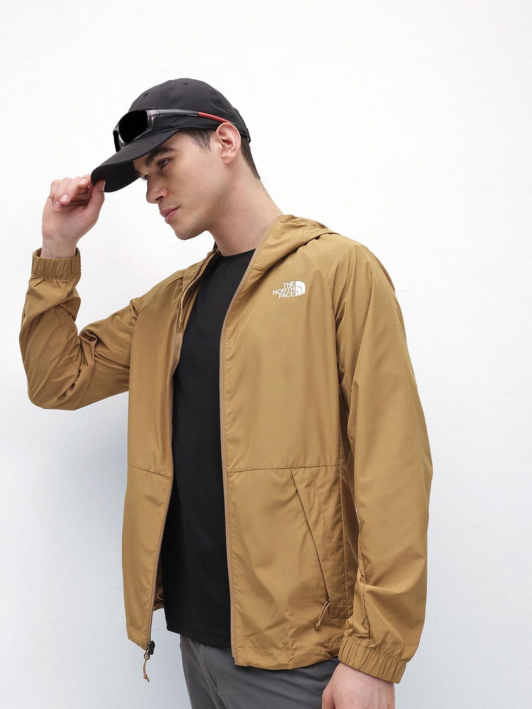 The North Face Brand Logo Detail UPF 50+Flash Dry Windcheater Hooded Jacket - view 1