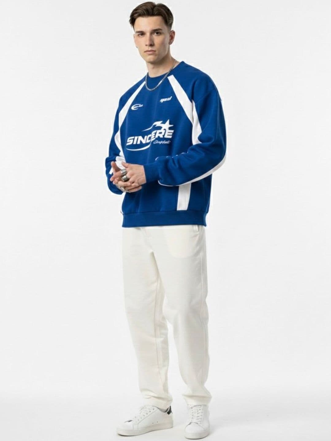 AVEJO Men Colourblocked Sweatshirt - view 1