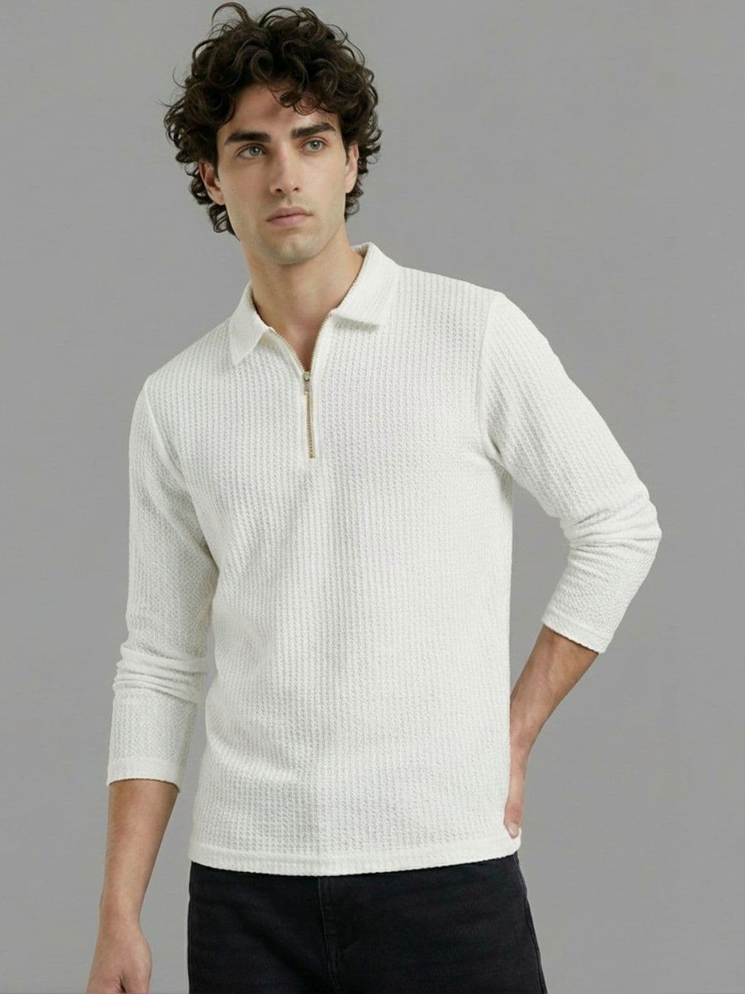 glitchez Men Polo Collar T-shirt - view 1