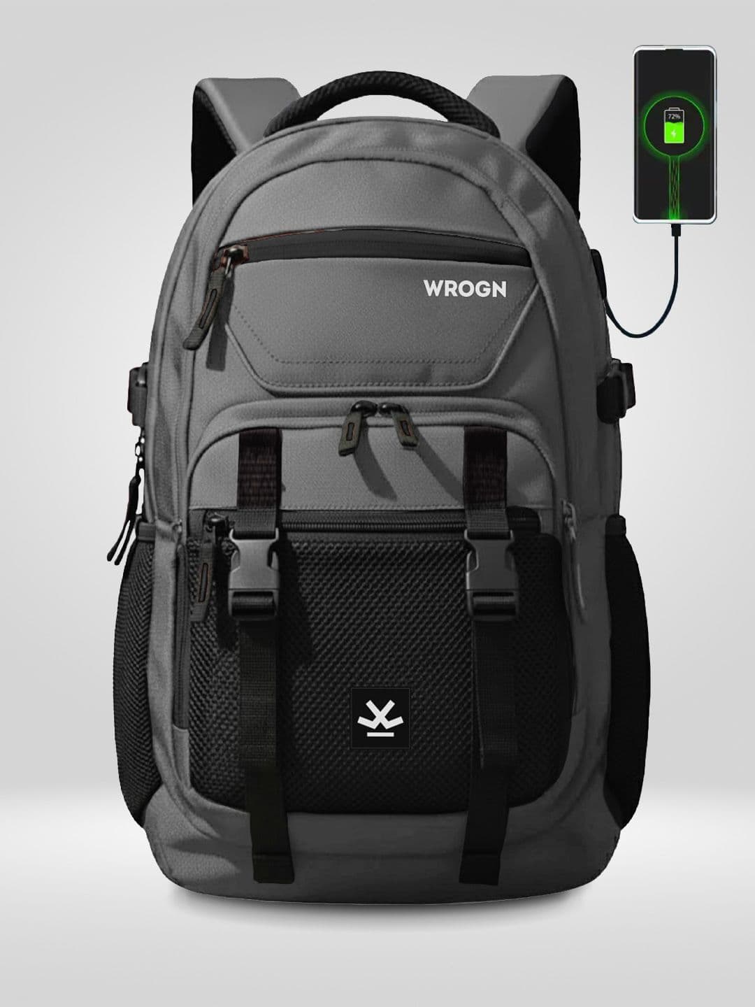 WROGN Unisex Brand Logo Backpack - view 1