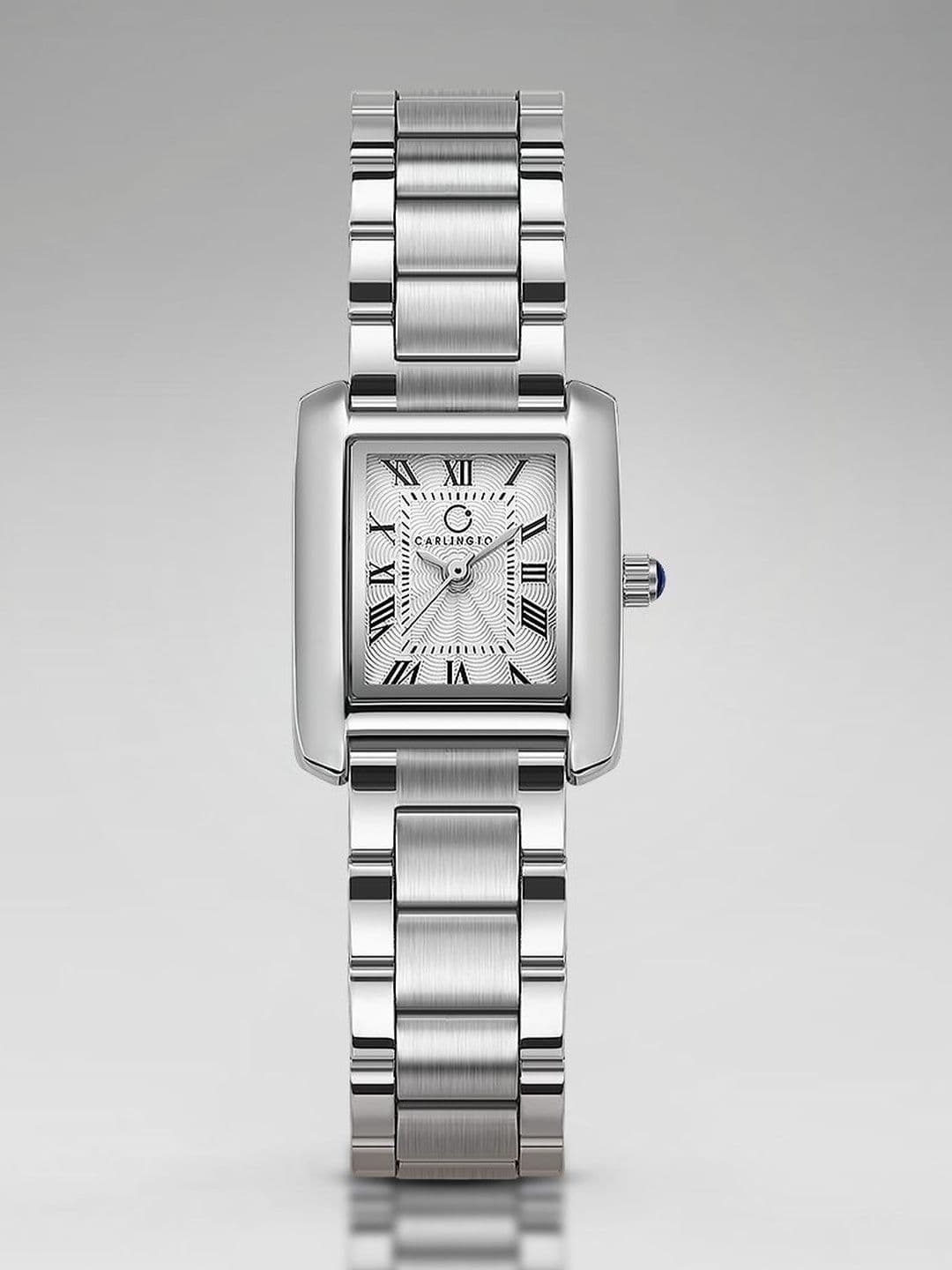 CARLINGTON Women Dial & Stainless Steel Straps Analogue Watch Diva 113 Silver - view 1