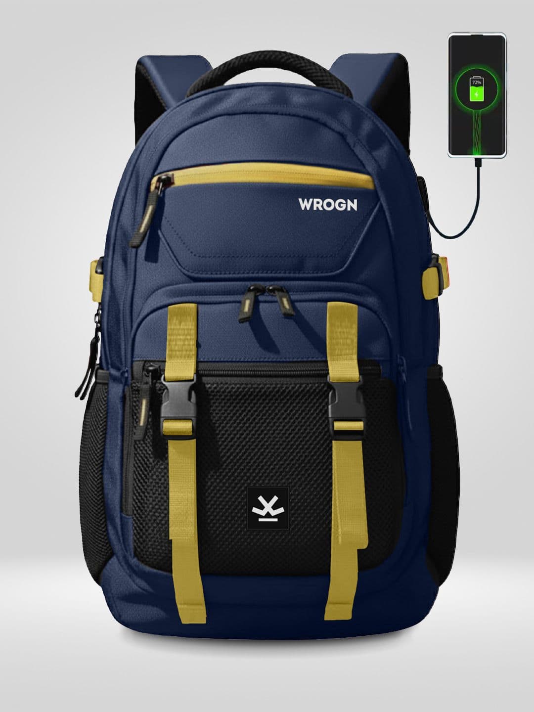 WROGN Unisex Brand Logo Backpack - view 1