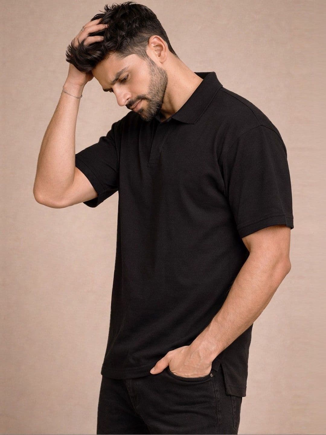 Organic Chics Men Polo Collar T-shirt - view 1