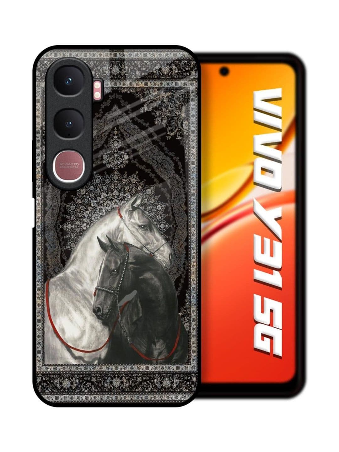 QRIOH Conversational Printed Vivo Y31 5G Back Case Mobile Accessories - view 1