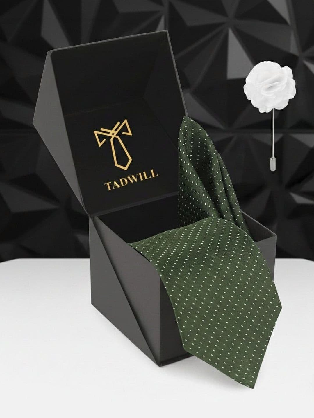 TADWILL Men Woven Design Broad Tie - view 1