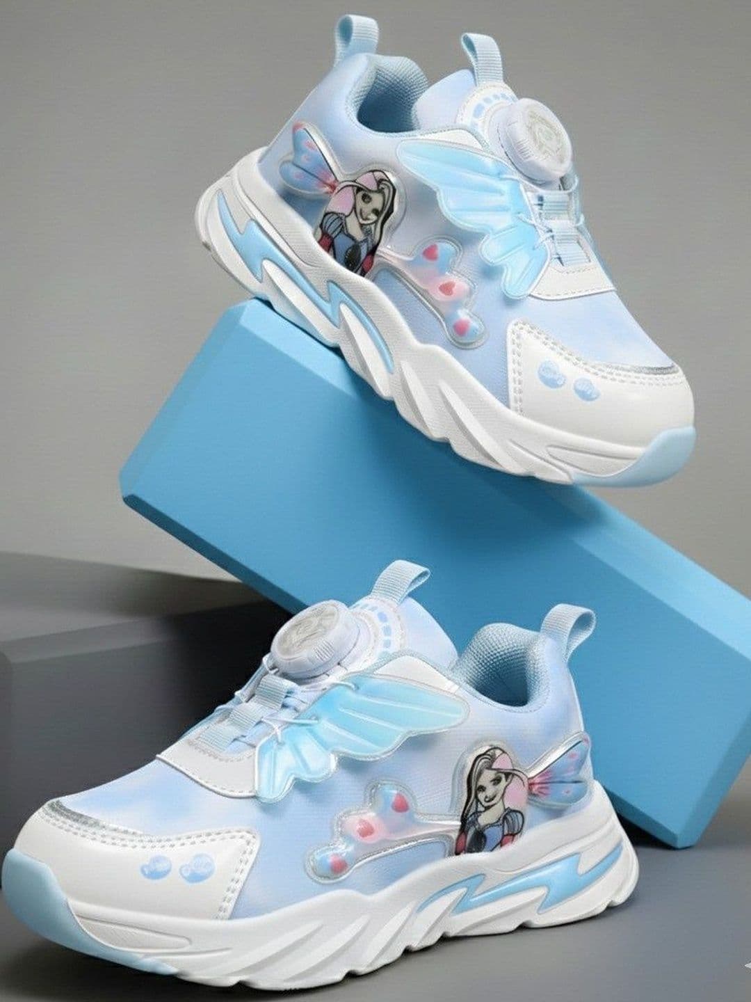 HOOH Now Comfort in Fashion Unisex Kids Barbie Printed Sneakers - view 1