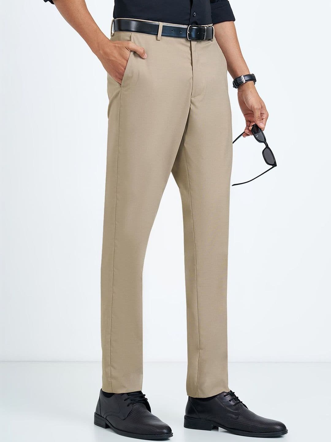 Peregrine by Pantaloons Men Slim Fit Trousers - view 1