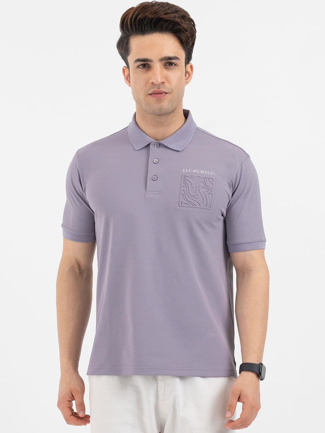 Red Tape Men Polo Collar T-shirt - view 1