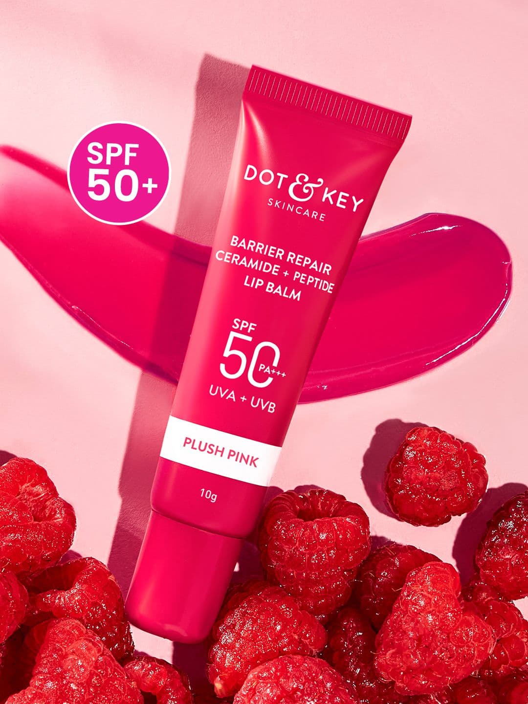 DOT & KEY Barrier Repair Ceramide + Peptide Lip Balm In-Vivo Tested SPF 50+ PA+++ - view 1