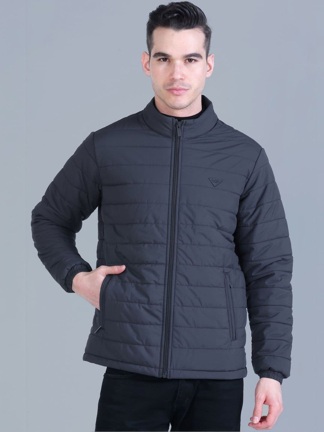 Rare Times Men Lightweight Puffer Jacket - view 1