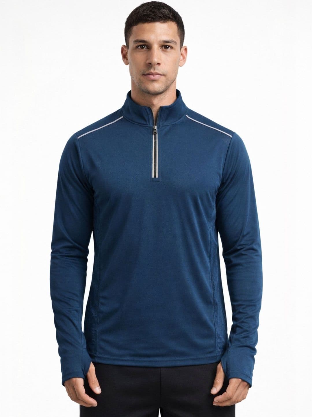 PERFKT-U Men High Neck Pockets T-shirt - view 1