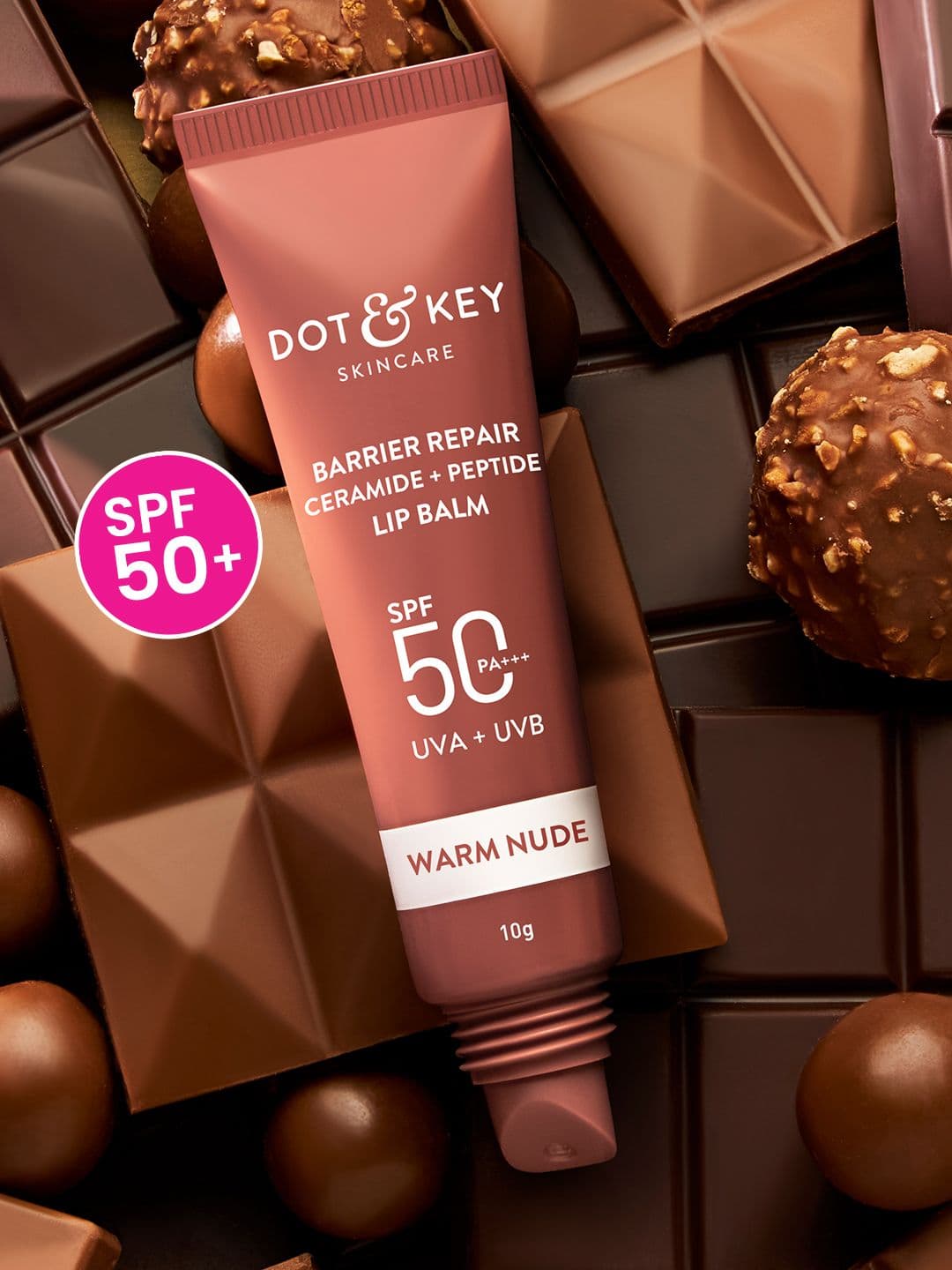 DOT & KEY Barrier Repair Ceramide + Peptide Lip Balm In-Vivo Tested SPF 50+ PA+++ - view 1