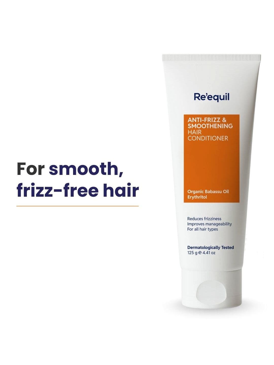 Reequil Anti-Frizz & Smoothening Hair Conditioner with Babassu Oil - 125 g - view 1