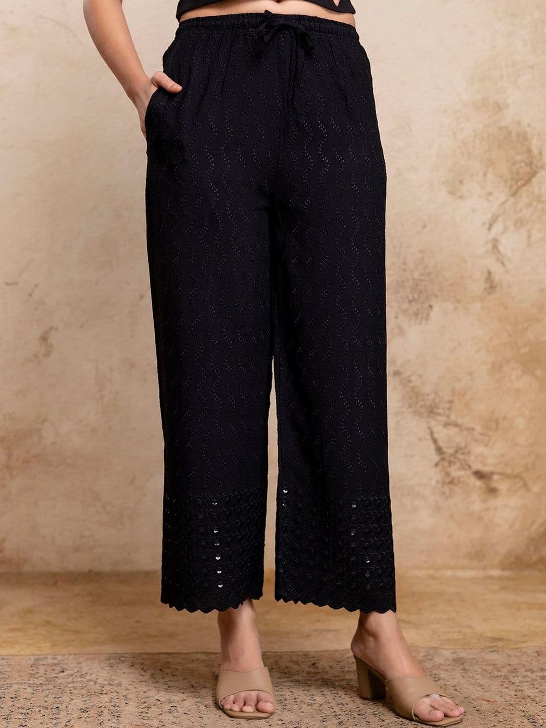 FERANOID Women Knitted Palazzos - view 1