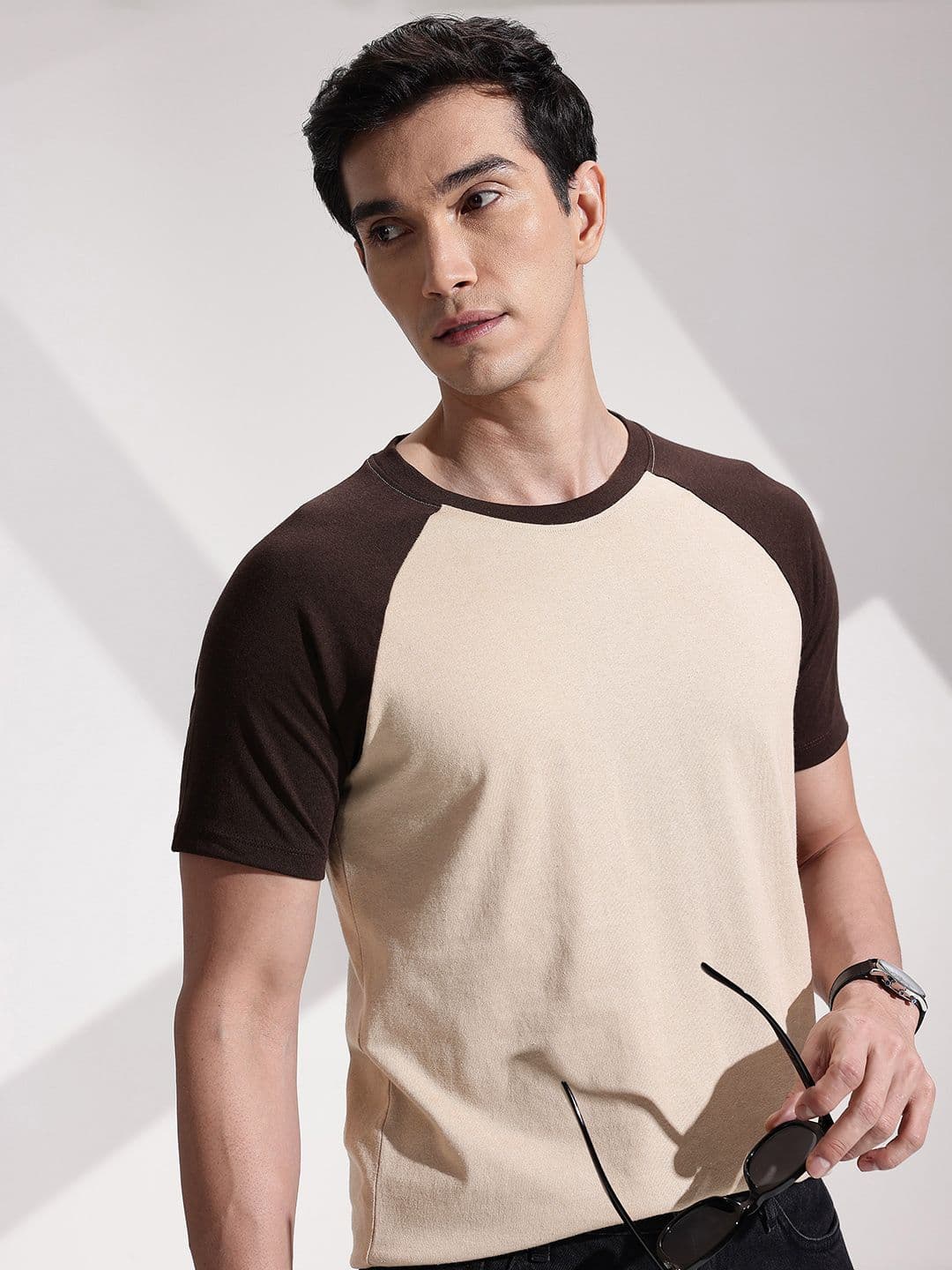 encore by INVICTUS Colourblocked Raglan Sleeves T-shirt - view 1