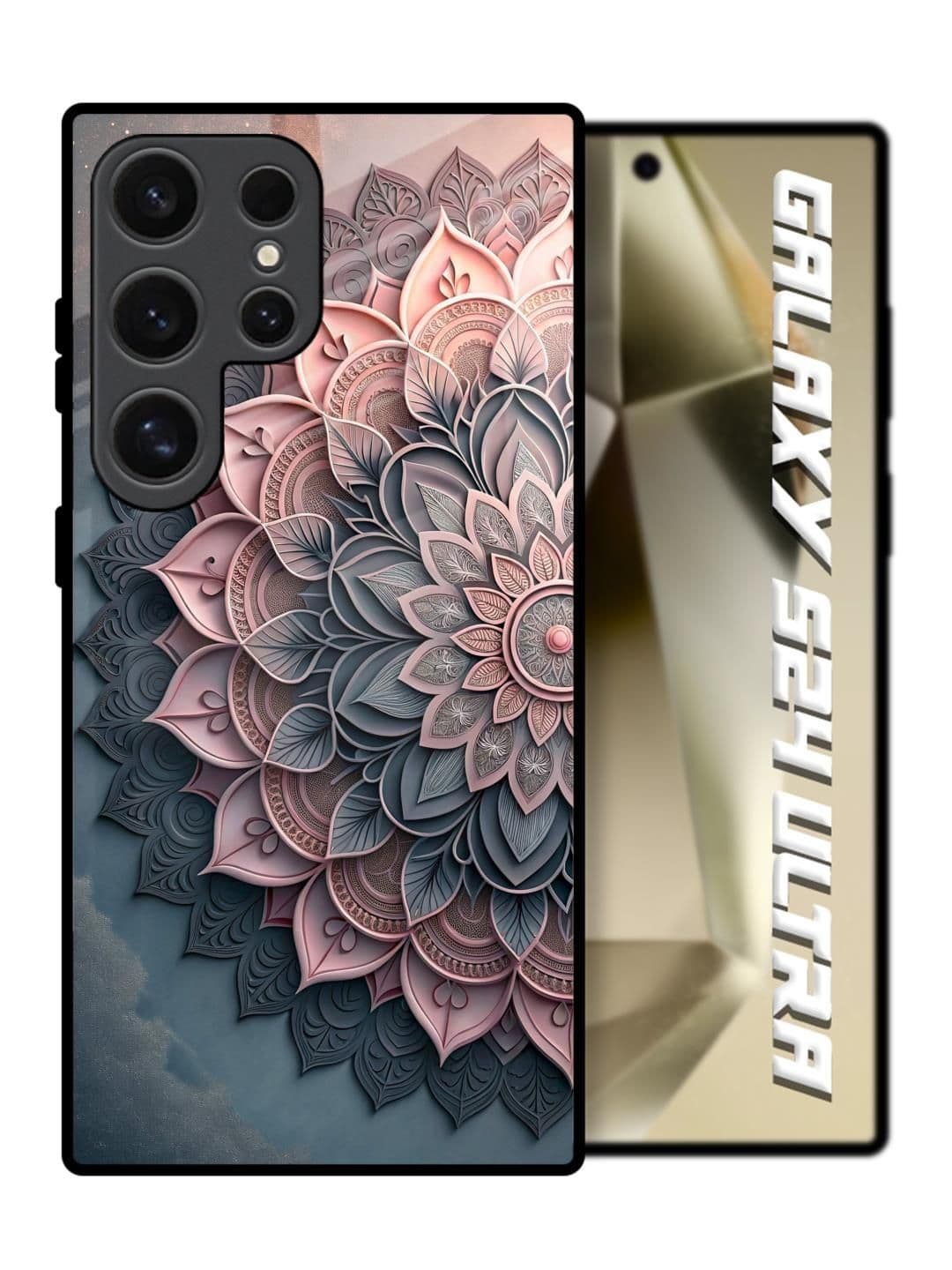 QRIOH Floral Printed Samsung Galaxy S24 Ultra 5G Back Case Mobile Accessories - view 1