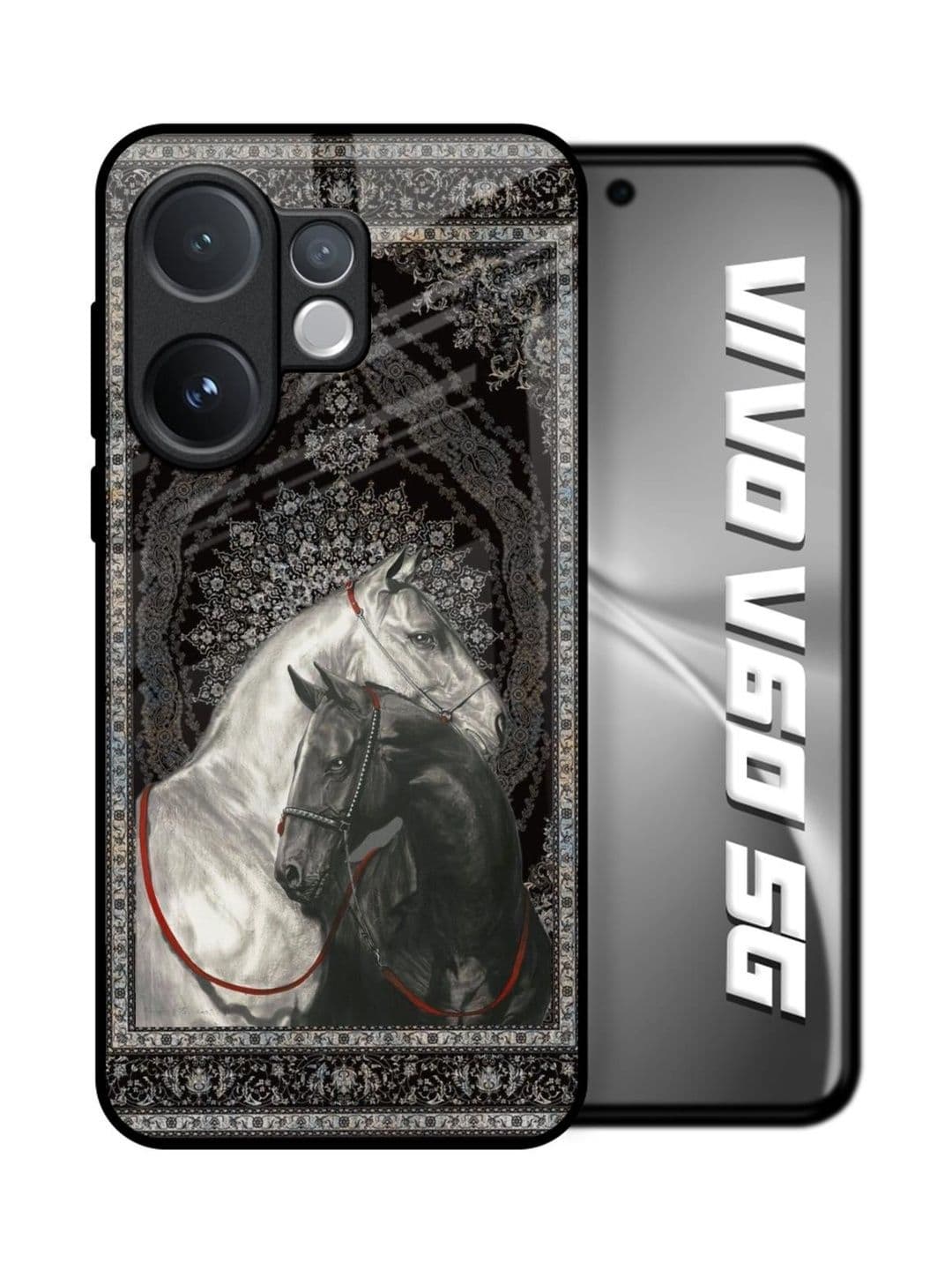 QRIOH Conversational Printed Vivo V60 5G Back Case Mobile Accessories - view 1