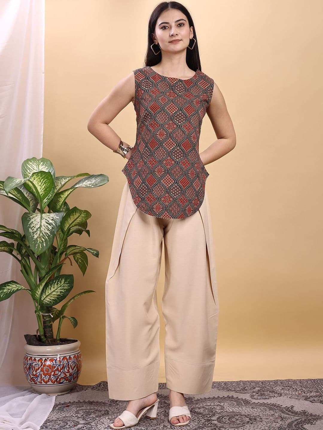 Tikhi Imli Women Straight Fit Viscose Rayon Salwar - view 1