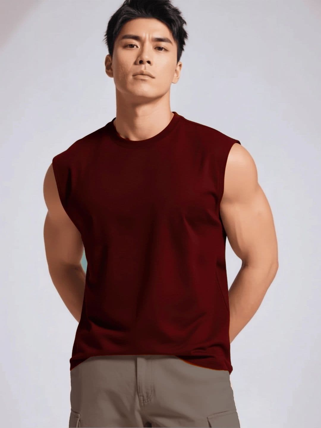 JUARI BE A GENTLEMAN Cotton Gym Vest - view 1