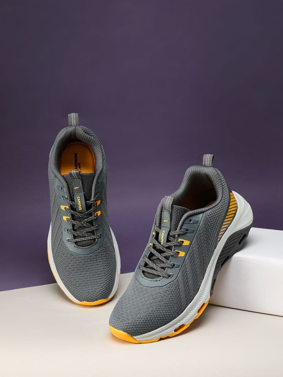 Campus Men Mesh Running Non-Marking Shoes PORTAL - view 1