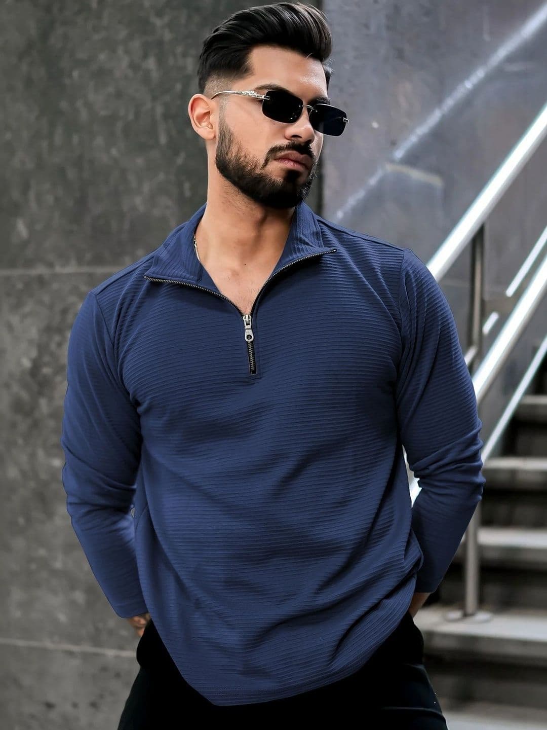 HAPPY KHAJANA Men Polo Collar T-shirt - view 1