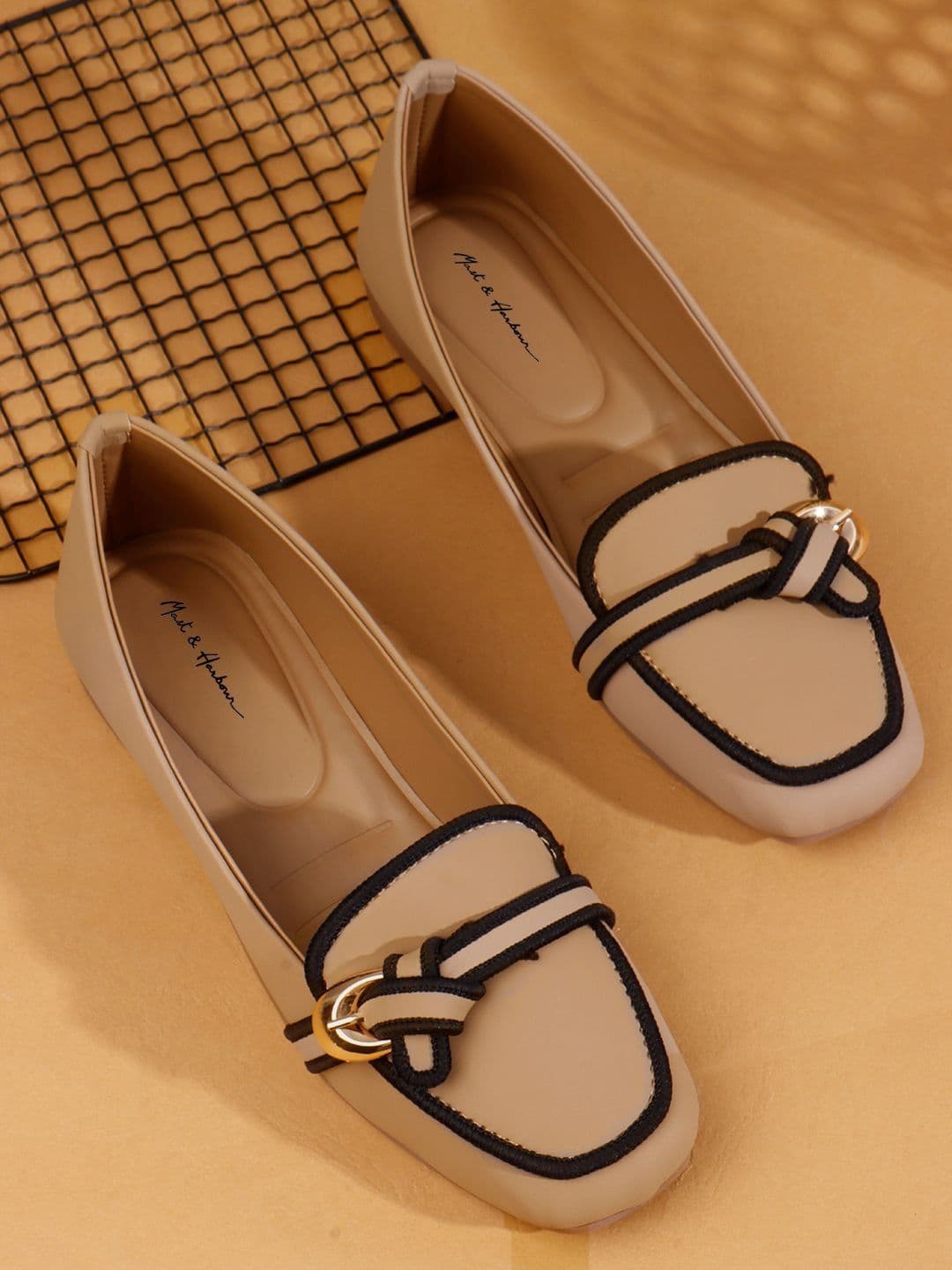 Mast & Harbour Women Ballerinas with Buckles Flats - view 1