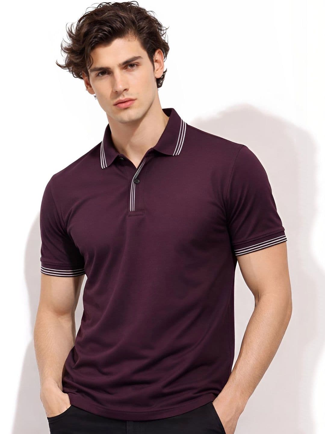 ADRO Men Polo Collar T-shirt - view 1