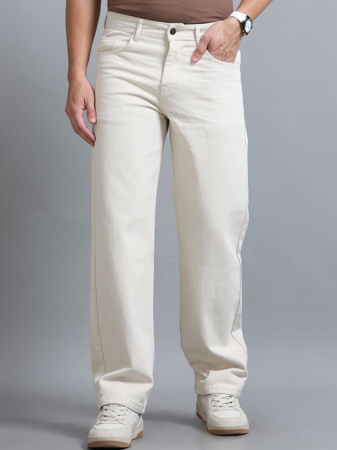 The Roadster Lifestyle Co. Baggy-Fit Cotton Jeans - view 1